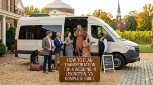 How to Plan Transportation for a Wedding in Lexington, VA